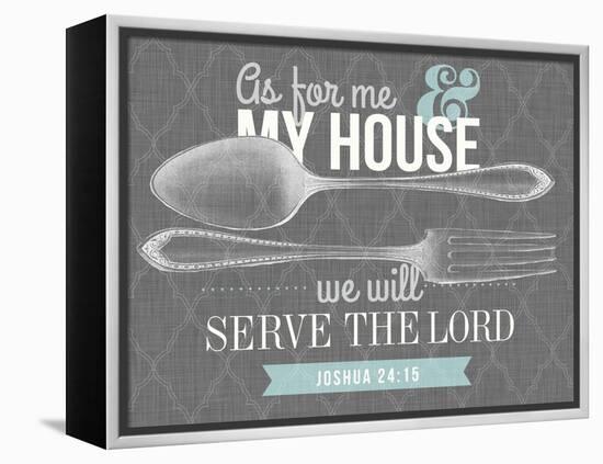 Serve The Lord-null-Framed Premier Image Canvas