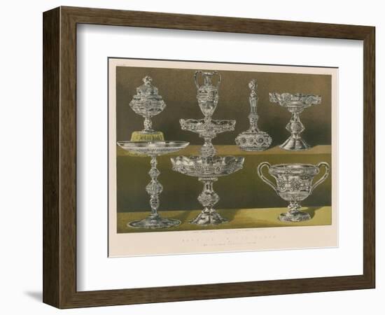 Service in Cut Glass by Mr Alderman Copeland, London-null-Framed Giclee Print