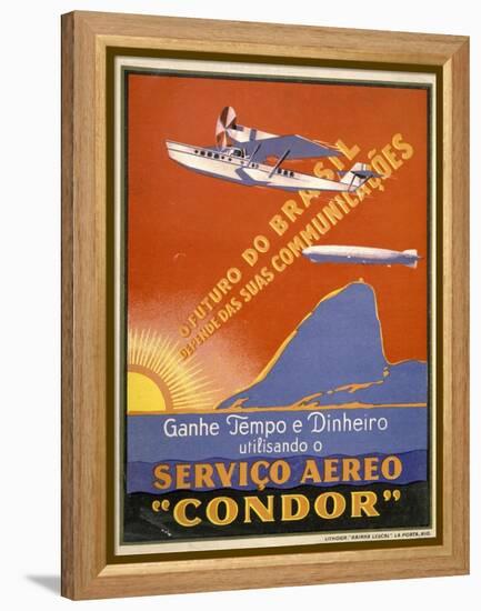 Servico Aereo "Condor"-null-Framed Stretched Canvas