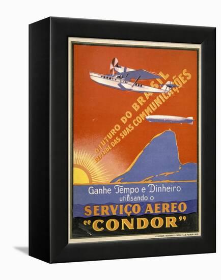 Servico Aereo "Condor"-null-Framed Stretched Canvas