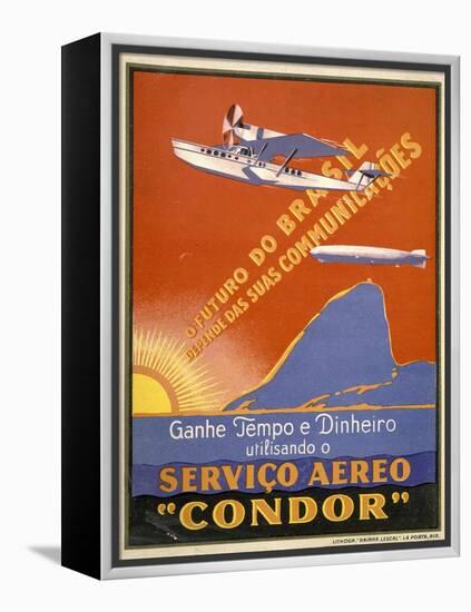 Servico Aereo "Condor"-null-Framed Stretched Canvas