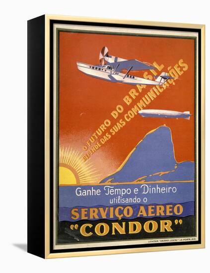 Servico Aereo "Condor"-null-Framed Stretched Canvas