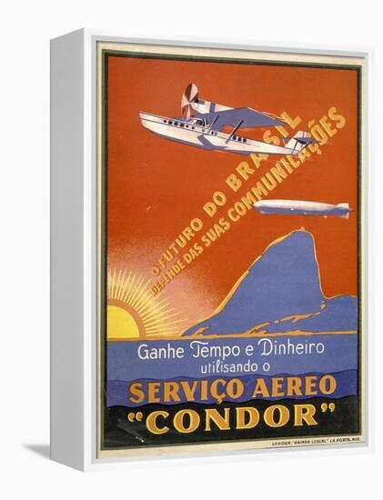 Servico Aereo "Condor"-null-Framed Stretched Canvas