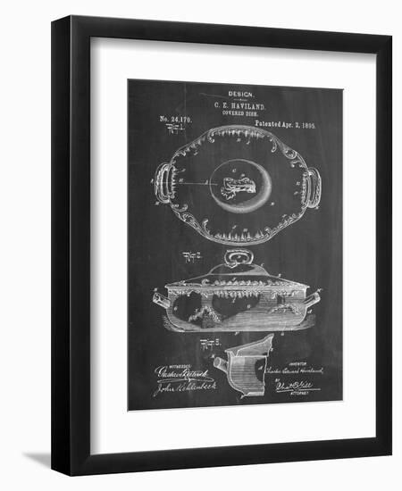 Serving Dish Patent-null-Framed Art Print