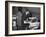 Serving Drinks, over English Channel, before Dinner, During a Transatlantic Flight-Peter Stackpole-Framed Photographic Print