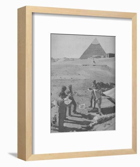 'Serving in the Middle East', 1945-Unknown-Framed Photographic Print