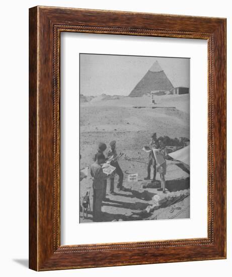 'Serving in the Middle East', 1945-Unknown-Framed Photographic Print