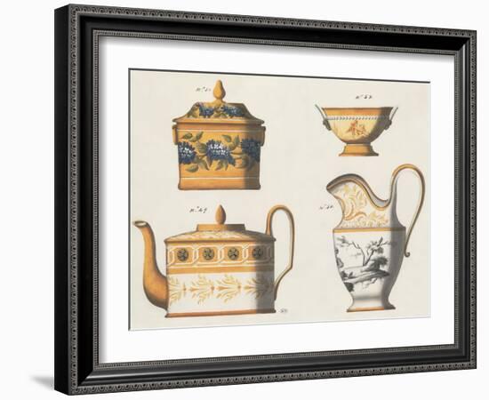 Serving Set-Anna Polanski-Framed Art Print