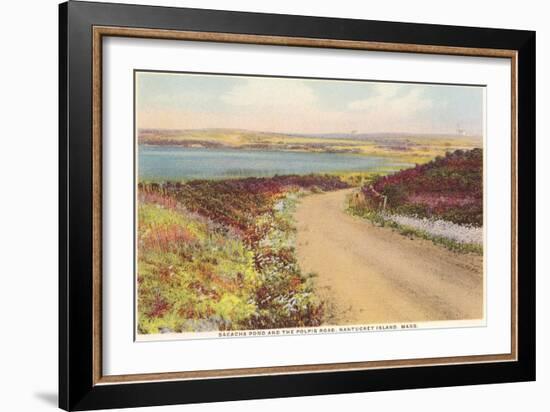 Sesachacha Pond, Polpis Road, Nantucket, Massachusetts-null-Framed Art Print