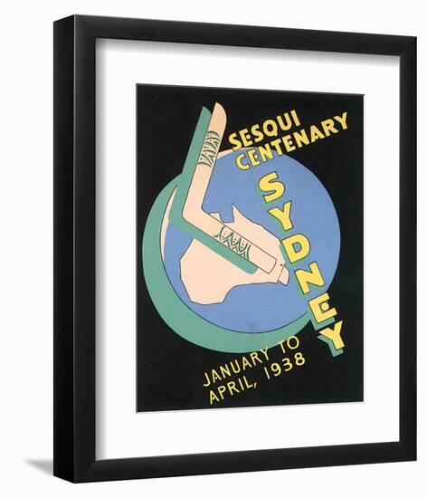 Sesqui Centenary, Sydney-null-Framed Art Print