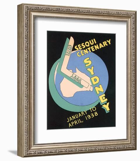 Sesqui Centenary, Sydney-null-Framed Art Print