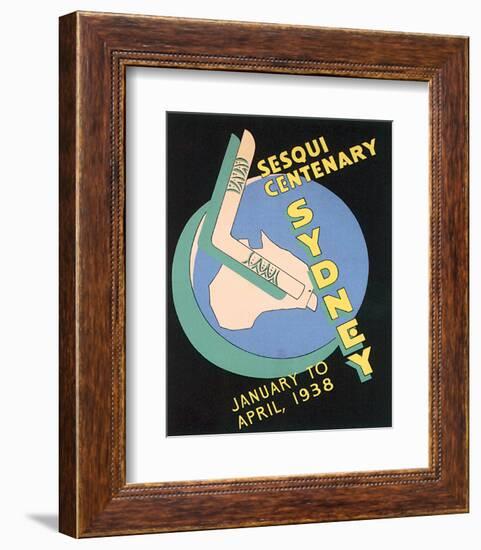 Sesqui Centenary, Sydney-null-Framed Art Print