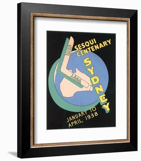 Sesqui Centenary, Sydney-null-Framed Art Print