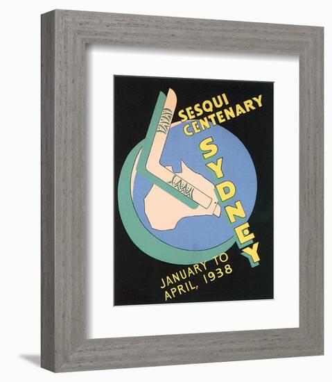 Sesqui Centenary, Sydney-null-Framed Art Print