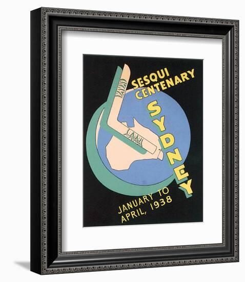 Sesqui Centenary, Sydney-null-Framed Art Print