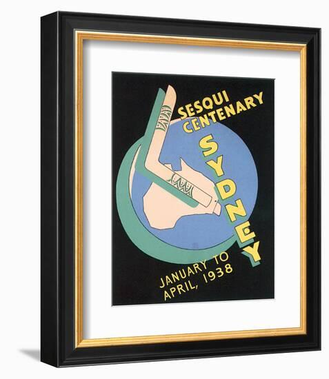 Sesqui Centenary, Sydney-null-Framed Art Print