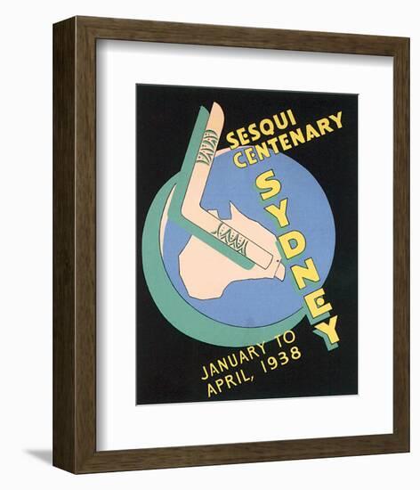 Sesqui Centenary, Sydney-null-Framed Art Print