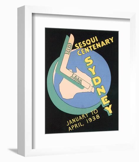 Sesqui Centenary, Sydney-null-Framed Art Print