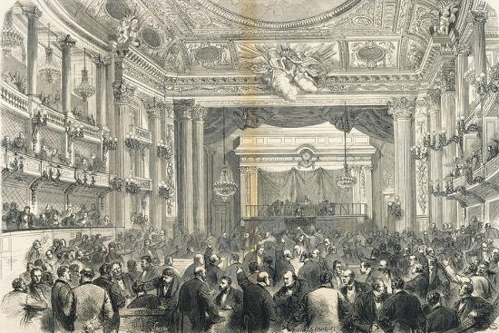'Session of General Assembly in Versailles, March 25, 1871 ...