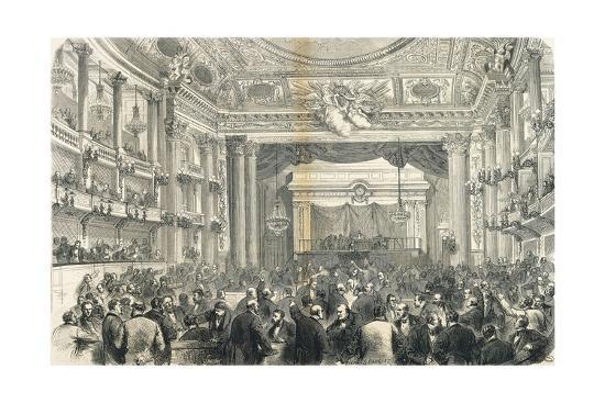 'Session of General Assembly in Versailles, March 25, 1871 ...