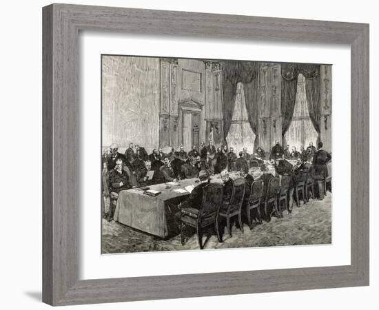 Session of the International Labor Conference, Berlin, Germany-null-Framed Giclee Print