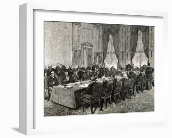 Session of the International Labor Conference, Berlin, Germany-null-Framed Giclee Print