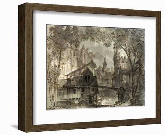 Set Design by Francesco Bagnara for Fourth Scene of La Sonnambula-null-Framed Giclee Print