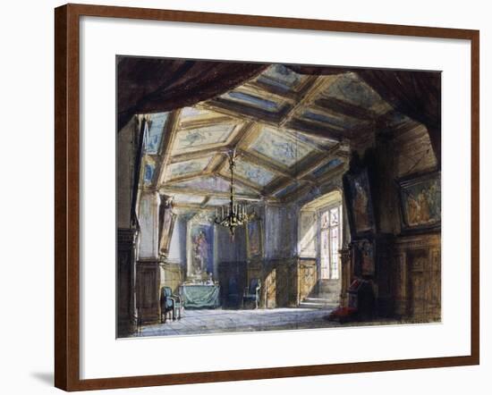 Set Design by Philippe Chaperon-null-Framed Giclee Print