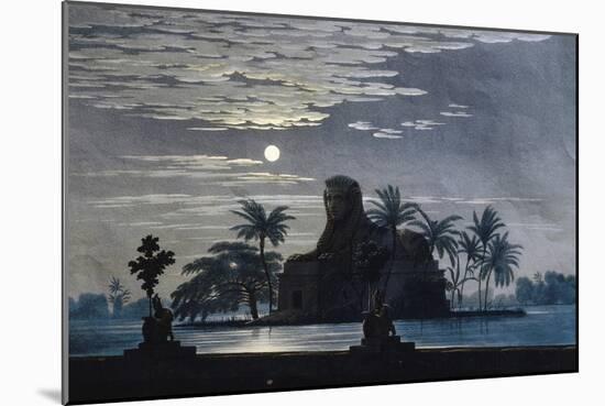 Set Design Conceived-Karl Friedrich Schinkel-Mounted Giclee Print