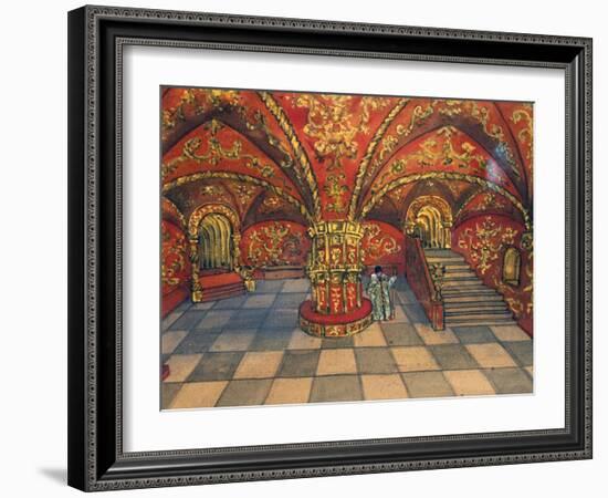 Set Design for Act II of Dmitri, 1902-1903-Antonin Leopold Dvorak-Framed Giclee Print