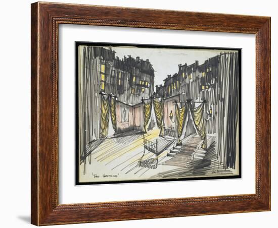 Set Design for Brendan Behan's the Hostage, UK, 1959-null-Framed Giclee Print