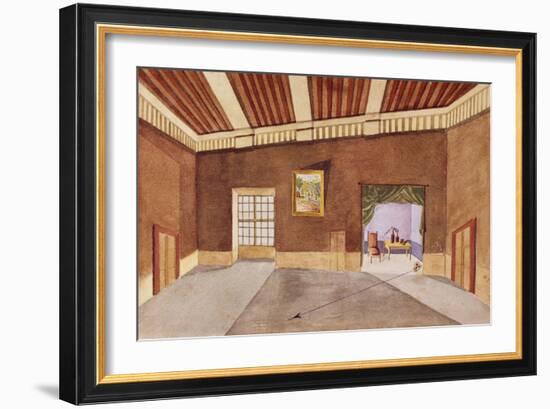 Set Design for Excelsior Ball-Luigi Manzotti-Framed Giclee Print