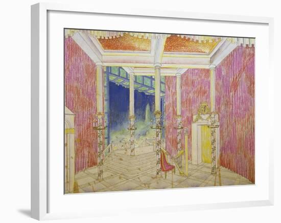 Set Design for Jacobin, Opus 84-Antonin Leopold Dvorak-Framed Giclee Print