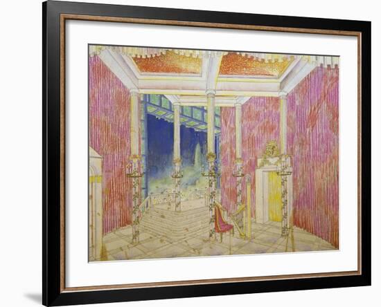 Set Design for Jacobin, Opus 84-Antonin Leopold Dvorak-Framed Giclee Print