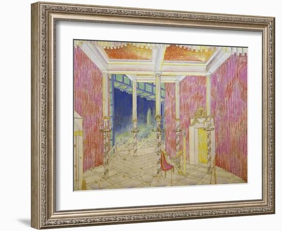 Set Design for Jacobin, Opus 84-Antonin Leopold Dvorak-Framed Giclee Print