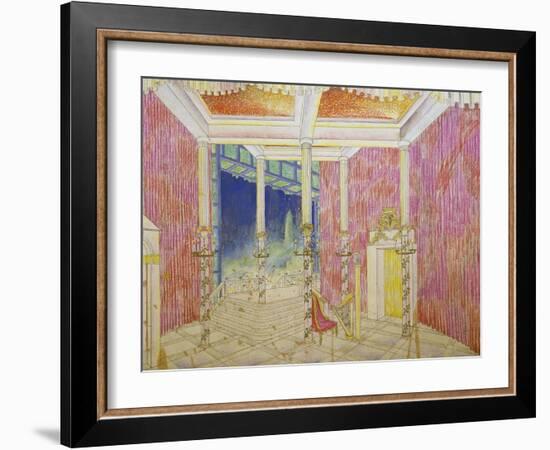 Set Design for Jacobin, Opus 84-Antonin Leopold Dvorak-Framed Giclee Print