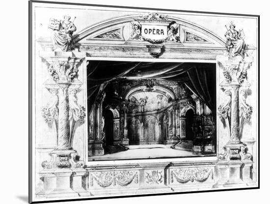 Set Design for Mozart's Don Giovanni, 1875-null-Mounted Giclee Print