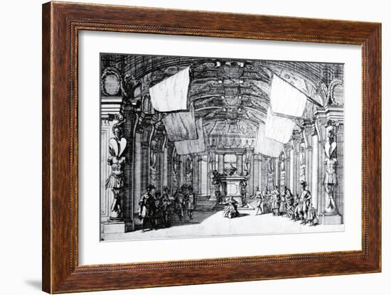 Set Design for Play Performed in Florence, in Room Designed-Ferdinando Tacca-Framed Giclee Print
