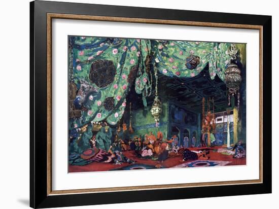 Set Design for the Ballet Scheherazade, C1913-Leon Bakst-Framed Giclee Print