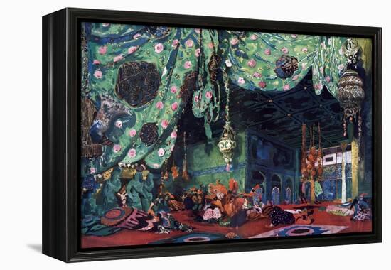 Set Design for the Ballet Scheherazade, C1913-Leon Bakst-Framed Premier Image Canvas