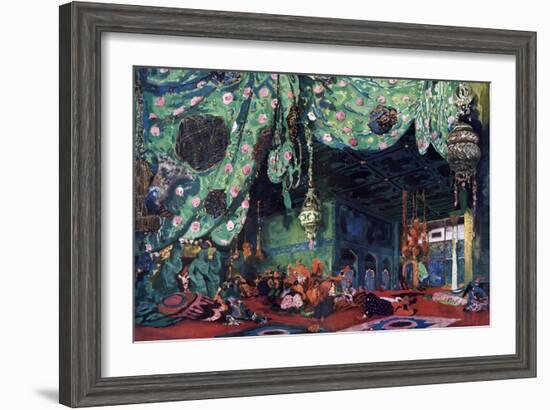 Set Design for the Ballet Scheherazade, C1913-Leon Bakst-Framed Premium Giclee Print