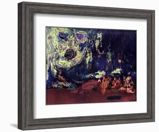 Set Design for the Ballet Scheherazade, C1913-Leon Bakst-Framed Giclee Print