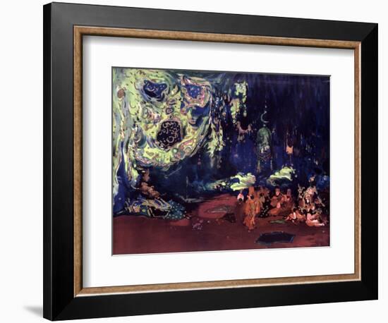 Set Design for the Ballet Scheherazade, C1913-Leon Bakst-Framed Giclee Print