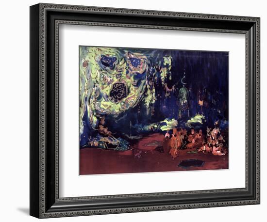 Set Design for the Ballet Scheherazade, C1913-Leon Bakst-Framed Giclee Print