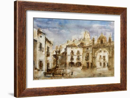 Set Design for 'The Barber of Seville'-null-Framed Giclee Print