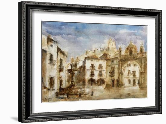 Set Design for 'The Barber of Seville'-null-Framed Giclee Print