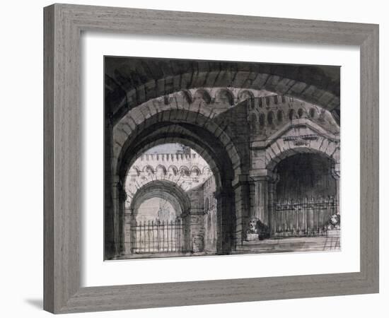 Set Design-Pietro Bertoja-Framed Giclee Print