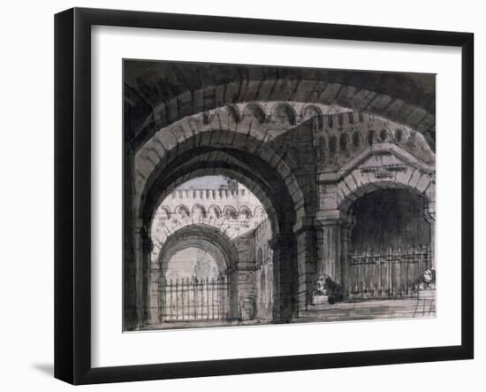 Set Design-Pietro Bertoja-Framed Premium Giclee Print