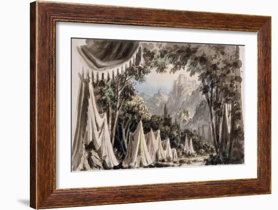 Set Design-Pietro Bertoja-Framed Giclee Print