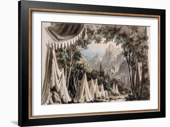 Set Design-Pietro Bertoja-Framed Giclee Print